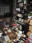 Freedom bookshop firebomb damage